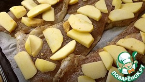 Пангасиус с яблоками, в духовке Пангасиус с яблоками, в духовке