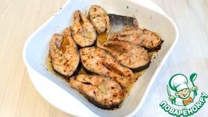 Пряная горбуша под голландским соусом Пряная горбуша под голландским соусом