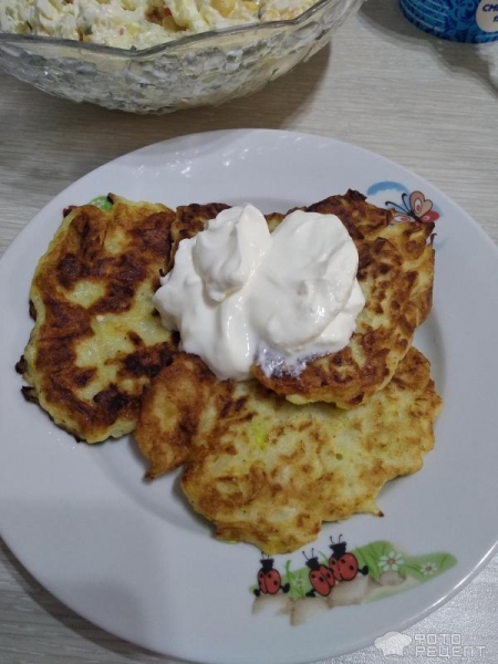 Рецепт: Безглютеновые кабачковые оладьи - для малышей и взрослых) Рецепт: Безглютеновые кабачковые оладьи - для малышей и взрослых)