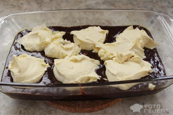 Рецепт: Брауни с творогом - просто и быстро Рецепт: Брауни с творогом - просто и быстро