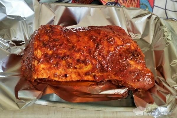 Рецепт: Буженина запеченная по-русски - По рецепту с пакетика специй Рецепт: Буженина запеченная по-русски - По рецепту с пакетика специй