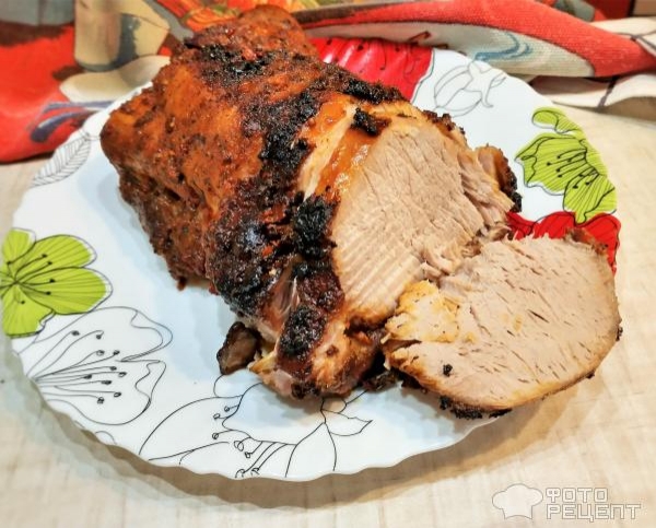 Рецепт: Буженина запеченная по-русски - По рецепту с пакетика специй Рецепт: Буженина запеченная по-русски - По рецепту с пакетика специй