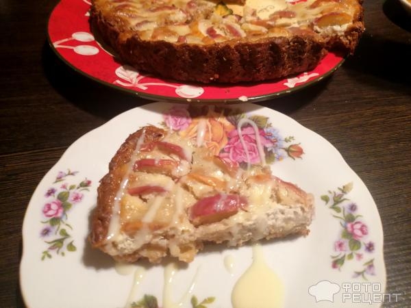 Рецепт: Диетическая творожная запеканка - с овсяными хлопьями, яблоками и мёдом Рецепт: Диетическая творожная запеканка - с овсяными хлопьями, яблоками и мёдом