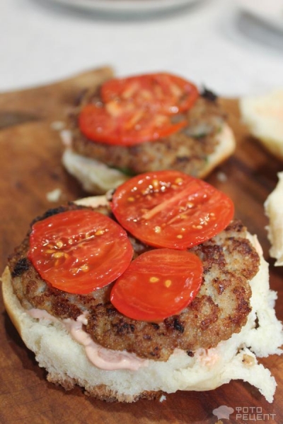 Рецепт: Домашние Бургеры - По-домашнему