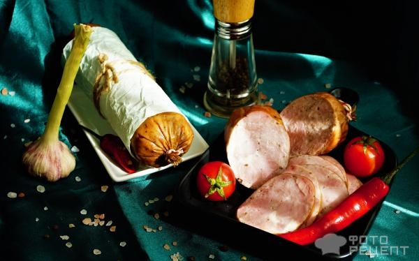 Рецепт: Дрогобыческая колбаса - вареная