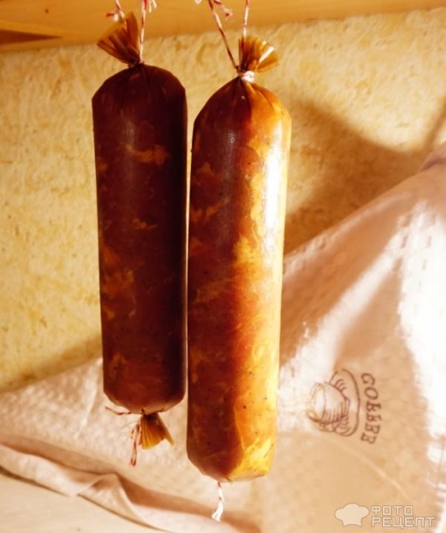 Рецепт: Дрогобыческая колбаса - вареная