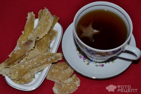 Рецепт: Имбирь в сахарном сиропе - остро-сладкий, очень вкусный Рецепт: Имбирь в сахарном сиропе - остро-сладкий, очень вкусный