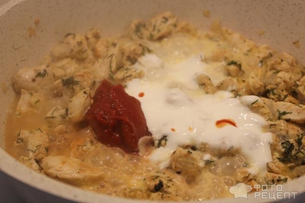 Рецепт: Куриный паприкаш - к любому гарниру