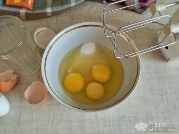 Рецепт: Манник "Зебра" с какао - Из того, что было в холодильнике Рецепт: Манник "Зебра" с какао - Из того, что было в холодильнике