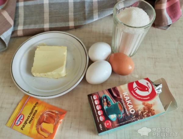 Рецепт: Манник "Зебра" с какао - Из того, что было в холодильнике Рецепт: Манник "Зебра" с какао - Из того, что было в холодильнике