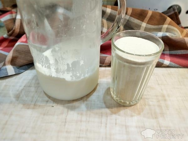 Рецепт: Манник "Зебра" с какао - Из того, что было в холодильнике Рецепт: Манник "Зебра" с какао - Из того, что было в холодильнике