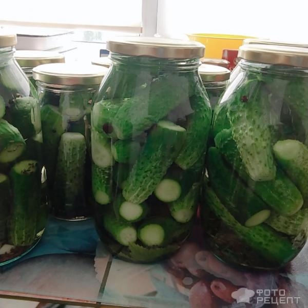 Рецепт: Маринованные огурчики - Хрустящие, с зёрнами горчицы. Рецепт: Маринованные огурчики - Хрустящие, с зёрнами горчицы.