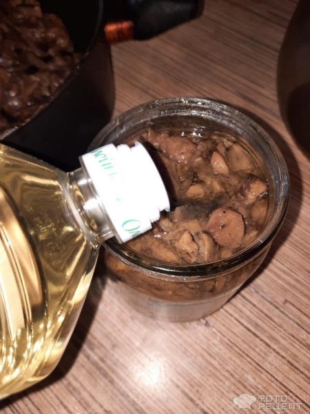 Рецепт: Маслята жареные на зиму - Осенние маслята в растительном масле