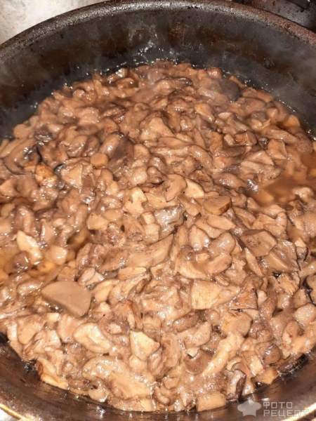 Рецепт: Маслята жареные на зиму - Осенние маслята в растительном масле