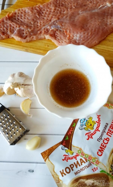 Рецепт: Мясные косички - из свинины в маринаде