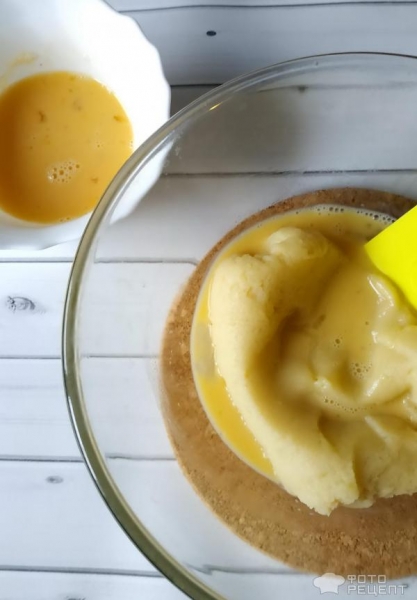 Рецепт: Профитроли с заварным кремом - "жемчужина"