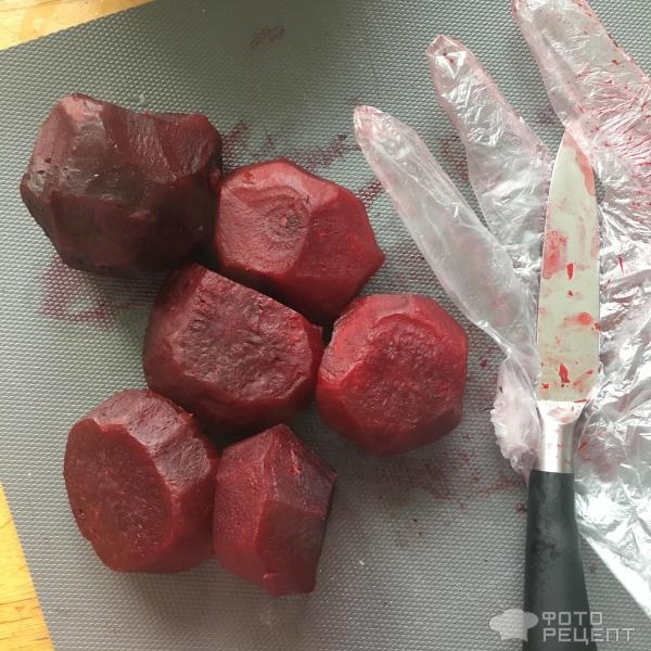 Рецепт: Салат из свеклы - Вкусная стройность и похудение без диет Рецепт: Салат из свеклы - Вкусная стройность и похудение без диет