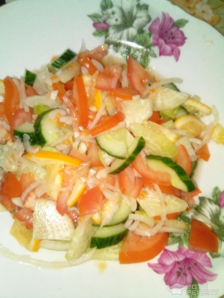 Рецепт: Салат к плову - ВИТАМИННЫЙ ВЗРЫВ