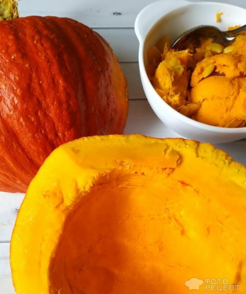 Рецепт: Тарталетки с тыквой. Встречаем Хэллоуин - и шоколадным рисунком Рецепт: Тарталетки с тыквой. Встречаем Хэллоуин - и шоколадным рисунком