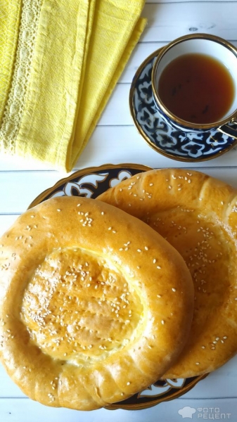 Рецепт: Узбекская лепешка - по-русски