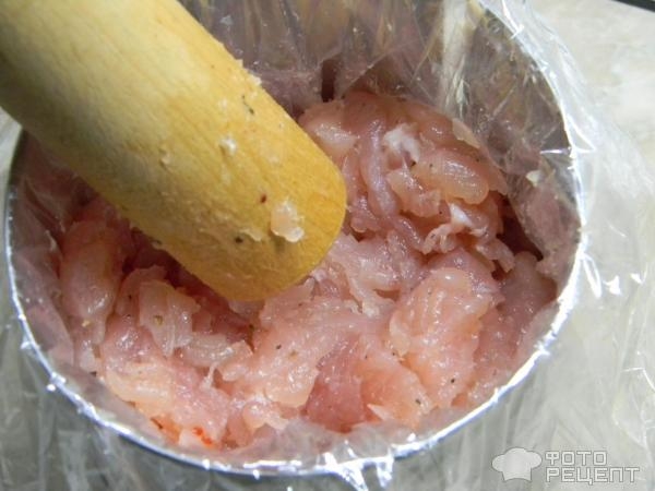 Рецепт: Ветчина из индейки - В ветчиннице из филе грудки индейки Рецепт: Ветчина из индейки - В ветчиннице из филе грудки индейки