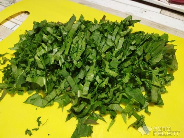 Рецепт: Зеленый кекс - со щавелем и манной крупой Рецепт: Зеленый кекс - со щавелем и манной крупой