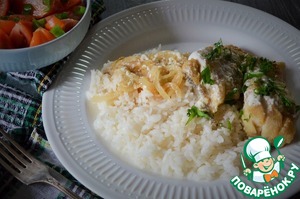 Щука в сметане по-деревенски Щука в сметане по-деревенски