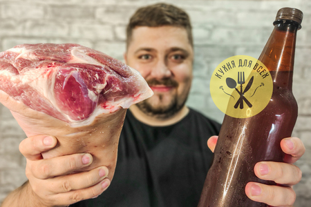 Свинина в духовке. свиная рулька одним куском Свинина в духовке. свиная рулька одним куском