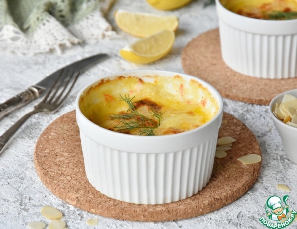 Треска запеченная под шубкой Треска запеченная под шубкой