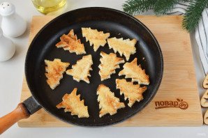 Брускетты "Елочки" на Новый год Тигра Брускетты "Елочки" на Новый год Тигра