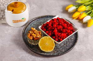 Варенье из клюквы с грецкими орехами