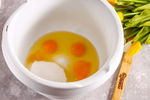 Творожный пирог с виноградом Творожный пирог с виноградом