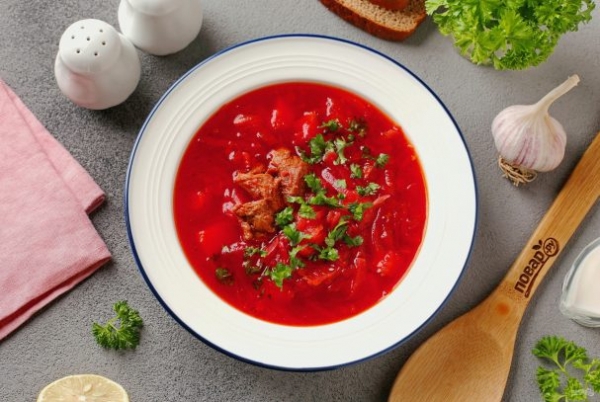 Борщ со свеклой без уксуса Борщ со свеклой без уксуса