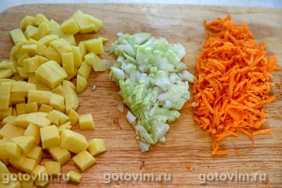 Суп из замороженных грибов с мучной подбойкой Суп из замороженных грибов с мучной подбойкой