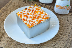 Салат "Павлинка" с яблоками Салат "Павлинка" с яблоками