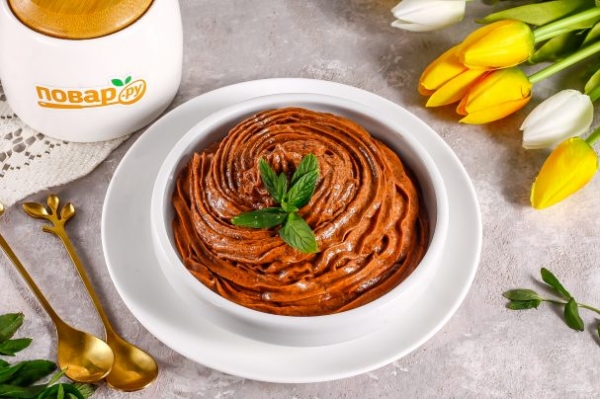 Шоколадный крем с маскарпоне