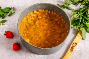 Клубничный чизкейк с творогом без выпечки Клубничный чизкейк с творогом без выпечки