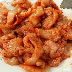 Куриное филе с фасолью Куриное филе с фасолью