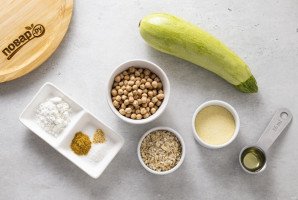 Котлеты из кабачков и нута Котлеты из кабачков и нута