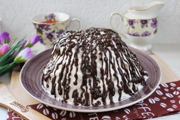 Торт "Графские развалины" с вишней