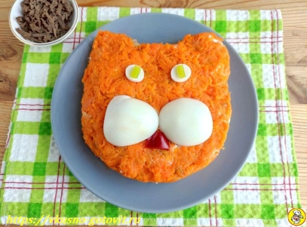 Салат на Новый Год 2022, новинки в виде Тигра. Вкусные салаты на новогодний стол
Салат на Новый Год 2022, новинки в виде Тигра. Вкусные салаты на новогодний стол