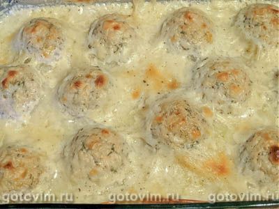 Тефтели из курицы с молочным соусом Тефтели из курицы с молочным соусом