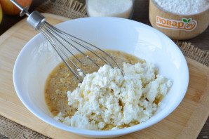 Овсяное печенье с творогом и яблоками Овсяное печенье с творогом и яблоками