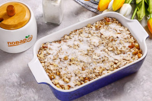 Мюсли запеченные с яблоком Мюсли запеченные с яблоком