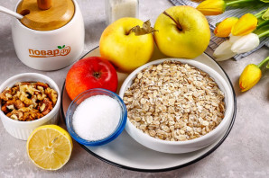 Мюсли запеченные с яблоком Мюсли запеченные с яблоком