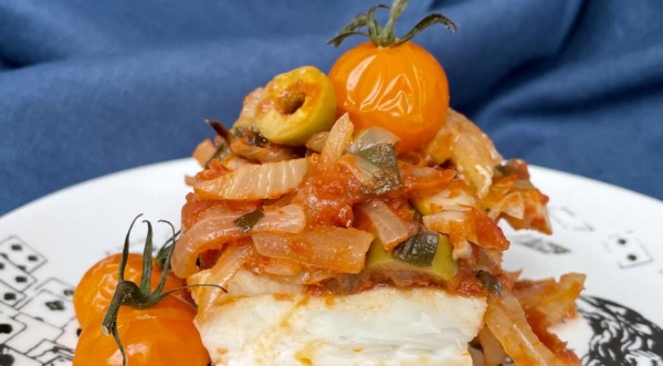 Треска с фенхелем и томатами, пошаговый рецепт с фото Треска с фенхелем и томатами, пошаговый рецепт с фото