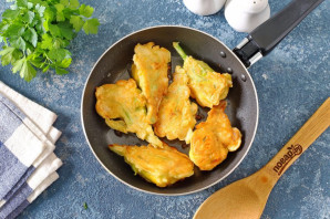 Фаршированные цветки кабачков Фаршированные цветки кабачков