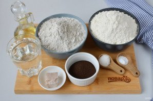 Домашний черный хлеб