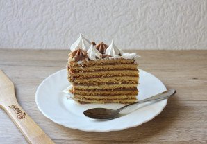 Медовик с шоколадным кремом