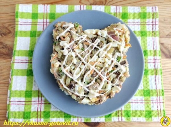 Салат на Новый Год 2022, новинки в виде Тигра. Вкусные салаты на новогодний стол
Салат на Новый Год 2022, новинки в виде Тигра. Вкусные салаты на новогодний стол